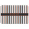 Gray Stripes Rectangular Fridge Magnet - FRONT