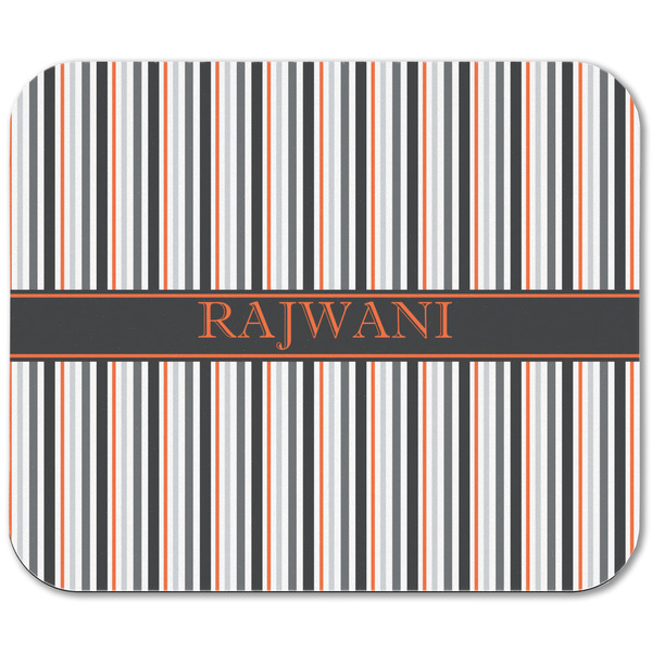 Gray Stripes Rectangular Mouse Pad - APPROVAL