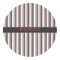 Gray Stripes Round Decal