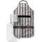 Gray Stripes Hand Sanitizer & Keychain Holder - Small (Personalized)