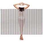 Gray Stripes Sheer Sarong (Personalized)