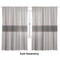 Grey Stripes Sheer Curtains