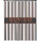 Gray Stripes Shower Curtain 70x90