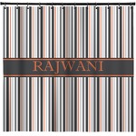Gray Stripes Shower Curtain - Custom Size (Personalized)