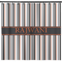 Gray Stripes Shower Curtain - Custom Size (Personalized)