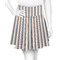 Gray Stripes Skater Skirt - X Large