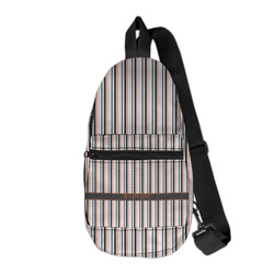 Gray Stripes Sling Bag (Personalized)