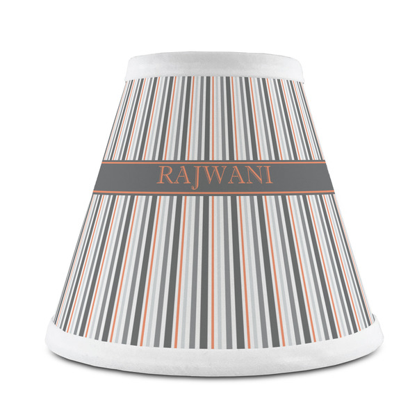 Custom Gray Stripes Chandelier Lamp Shade (Personalized)