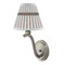 Gray Stripes Small Chandelier Lamp - LIFESTYLE (on wall lamp)