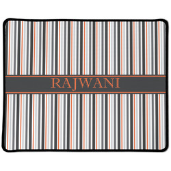 Gray Stripes Large Gaming Mouse Pad - 12.5" x 10" (Personalized)