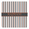 Gray Stripes Square Decal - XLarge (Personalized)
