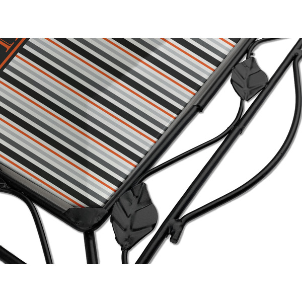 Gray Stripes Square Trivet - Detail