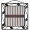 Gray Stripes Square Trivet (Personalized)