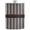 Gray Stripes Stainless Steel Flask (Personalized)