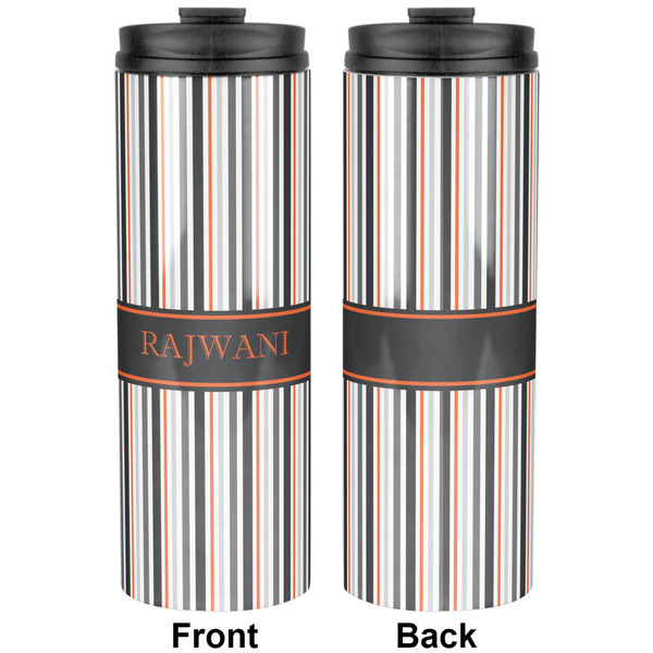 Gray Stripes Stainless Steel Tumbler - Apvl
