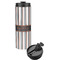 Gray Stripes Stainless Steel Skinny Tumbler (Personalized)