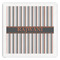 Gray Stripes Paper Dinner Napkins (Personalized)