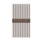 Gray Stripes Guest Paper Towels - Full Color - Standard (Personalized)