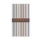 Gray Stripes Standard Guest Towels in Full Color