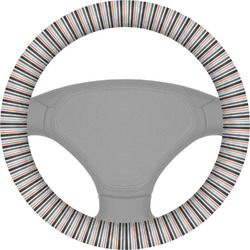 Gray Stripes Steering Wheel Cover