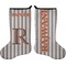 Gray Stripes Stocking - Double-Sided - Approval