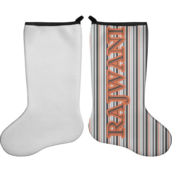 Gray Stripes Stocking - Single-Sided - Approval