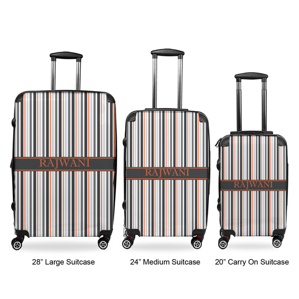 Gray Stripes Suitcase Set 1 - APPROVAL