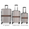 Gray Stripes Suitcase Set 1 - APPROVAL