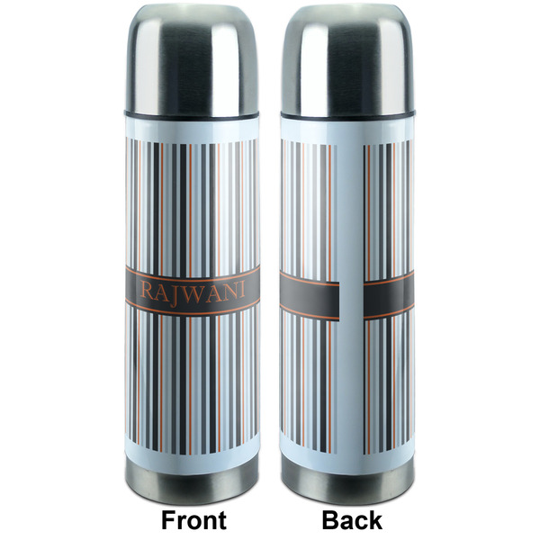 Gray Stripes Thermos - Apvl