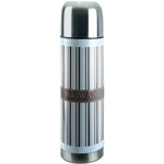 Gray Stripes Stainless Steel Thermos (Personalized)