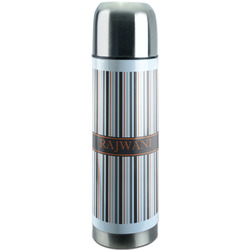 Gray Stripes Stainless Steel Thermos (Personalized)