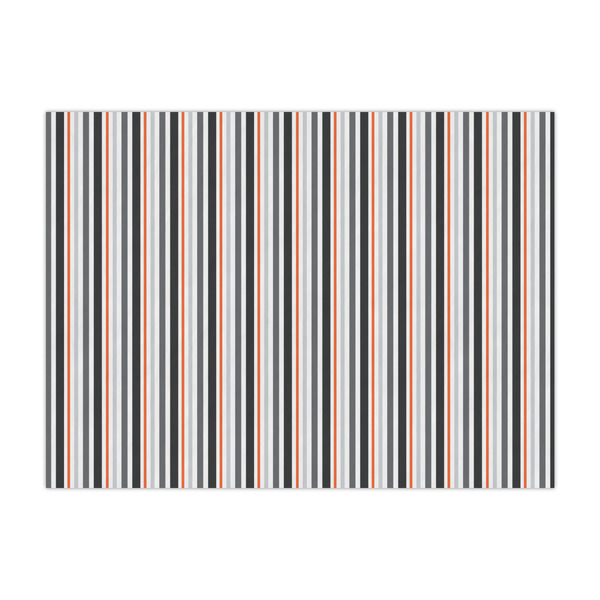 Custom Gray Stripes Tissue Paper Sheets - Large - Heavyweight