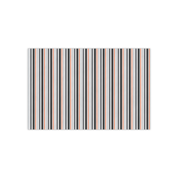 Custom Gray Stripes Tissue Paper Sheets - Small - Heavyweight