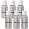 Gray Stripes Travel Bottles (Personalized)