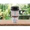 Gray Stripes Travel Mug Lifestyle (Personalized)