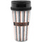 Gray Stripes Acrylic Travel Mug without Handle (Personalized)