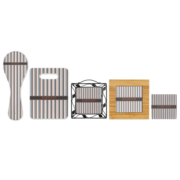 Gray Stripes Trivets