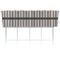 Gray Stripes Valance