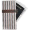 Gray Stripes Travel Document Holder