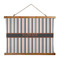 Gray Stripes Wall Hanging Tapestry - Wide (Personalized)