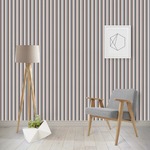 Gray Stripes Wallpaper & Surface Covering