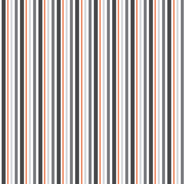 Custom Gray Stripes Wallpaper & Surface Covering (Water Activated 24"x 24" Sample)
