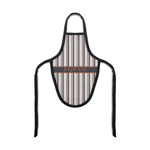 Gray Stripes Bottle Apron (Personalized)