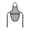 Gray Stripes Bottle Apron (Personalized)