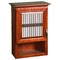 Gray Stripes Wooden Cabinet Decal (Medium)