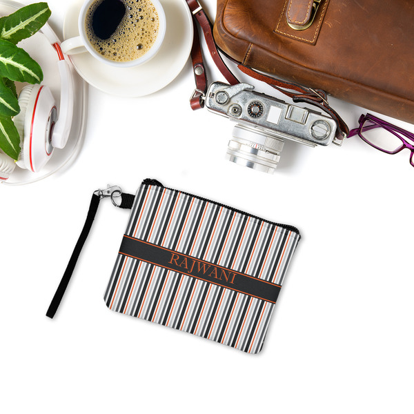 Gray Stripes Wristlet ID Cases - LIFESTYLE