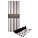 Gray Stripes Yoga Mat (Personalized)