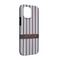 Gray Stripes iPhone Case - Rubber Lined - iPhone 13 Pro (Personalized)