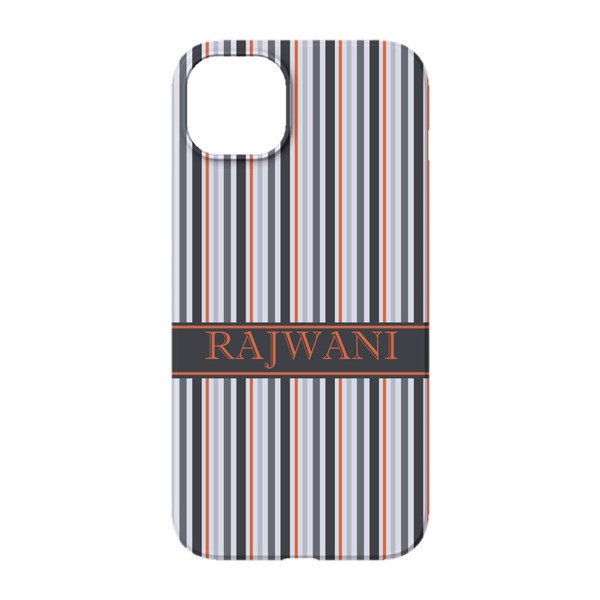 Gray Stripes iPhone 14 Case - Back
