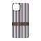 Gray Stripes iPhone 14 Case - Back